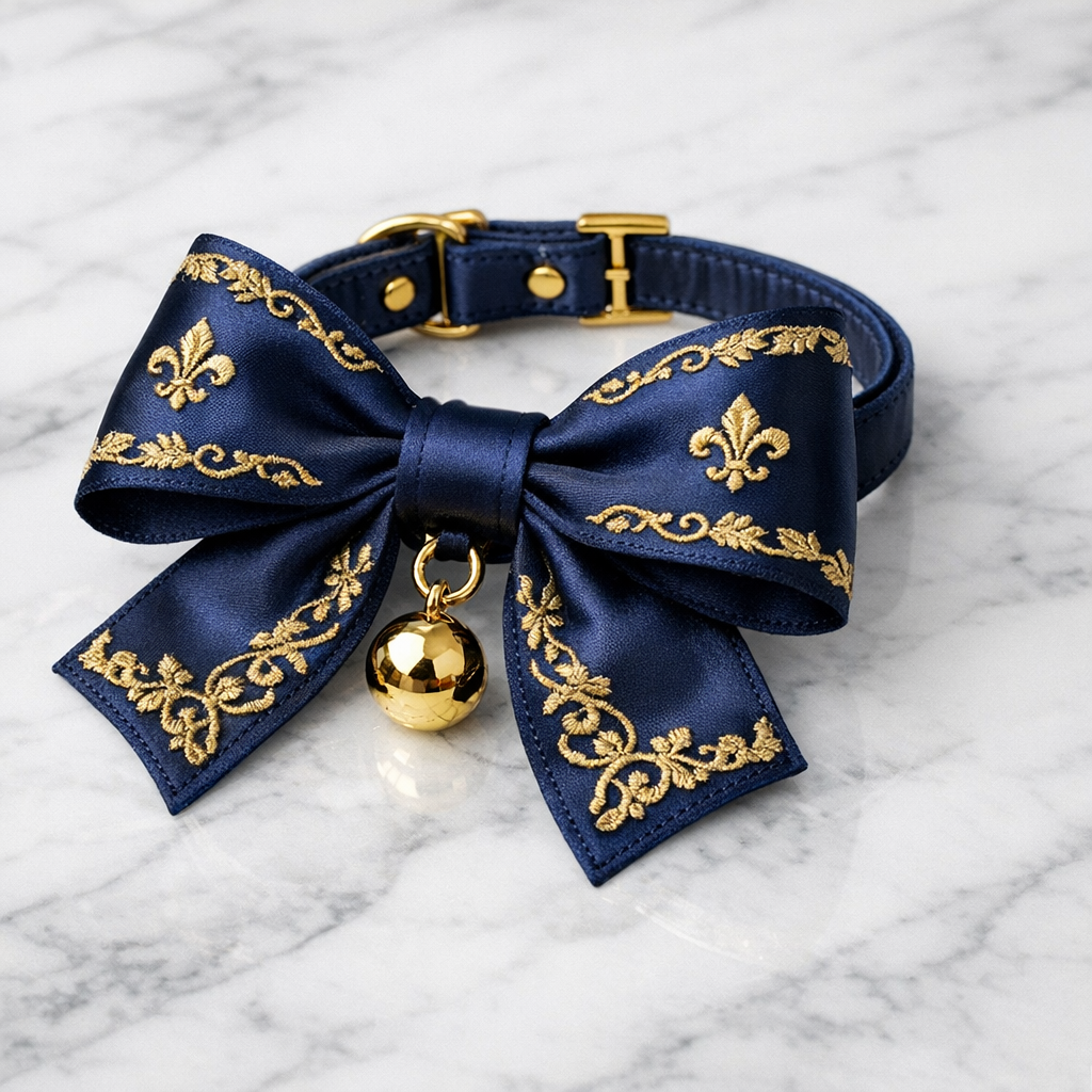 Silk Bow Collar